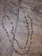 oude lange palmhouten rozenkrans, begin 1900, Ophalen of Verzenden