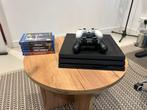 PS4 Pro 1TB + 2 Controllers + 3 Games, Spelcomputers en Games, Spelcomputers | Sony PlayStation 4, Met 2 controllers, Ophalen of Verzenden