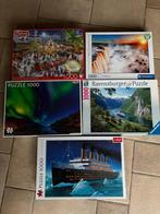 Diverse puzzels 1000 stukjes, Hobby en Vrije tijd, Ophalen, 500 t/m 1500 stukjes, Zo goed als nieuw, Legpuzzel