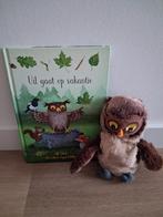 Knuffel Ikea Vandring Uggla boek uil gaat op vakantie L353, Ophalen of Verzenden, Zo goed als nieuw, Overige typen