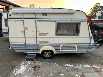 TEC 360 2 Pers. caravan met vaste luifel, voortent & luifel! beschikbaar voor biedingen
