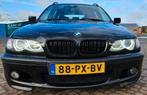 BMW E46 330i | AUT | Touring | Schuifdak | 18 inch | APK, Automaat, Zwart, Leder en Stof, Stationwagon