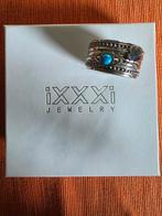 Zilver/turquoise ixxxi ring mt 19,5. H12, Overige materialen, 19 tot 20, Ophalen of Verzenden, Zo goed als nieuw
