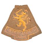 Nederlandse Mouwleeuw Nederlandsch Indie (KNIL), Verzamelen, Ophalen of Verzenden, Landmacht, Nederland, Embleem of Badge