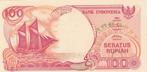 Indonesië bankbiljet 100 Rupiah (1992) Sailboat 2000 UNC, Ophalen of Verzenden, Zuidoost-Azië, Los biljet