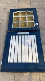 hardhouten buitendeur/boerderijdeur, Ophalen, Gebruikt, Buitendeur, 200 tot 215 cm