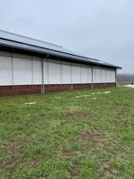 Winddicht zeil wit 35 meter lang 3 meter hoog ., Stalling