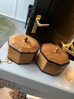 Twee hout houten doos doosjes, Antiek en Kunst, Curiosa en Brocante, Ophalen of Verzenden