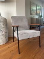 Lichtgrijze fauteuil van Woood – in goede staat, Ophalen, 75 tot 100 cm, Zo goed als nieuw, 50 tot 75 cm