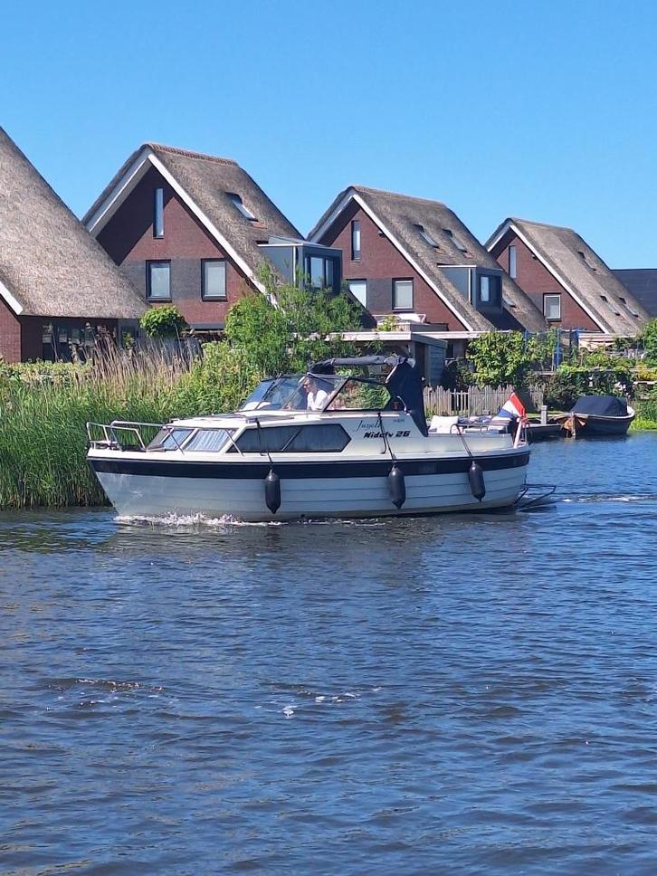 Nidelv 26 AC Laatste kans!, Watersport en Boten, Motorboten en Motorjachten, Zo goed als nieuw, Polyester, 6 tot 9 meter, Diesel