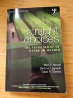 Straight choices. The psychology of decision making, Ophalen of Verzenden, Zo goed als nieuw