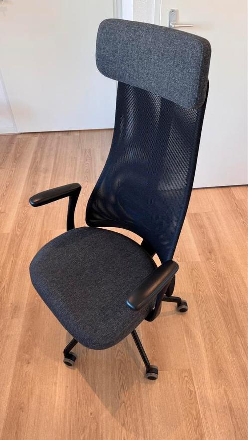 Bureaustoel, Huis en Inrichting, Bureaustoelen, Zo goed als nieuw, Bureaustoel, Zwart, Ergonomisch, Ophalen