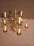 Kroonluchter koperkleurige, Huis en Inrichting, Lampen | Kroonluchters, Ophalen, Gebruikt