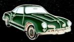 Volkswagen- Karmann pin- groen gelakt, Verzamelen, Speldjes, Pins en Buttons, Verzenden, Nieuw, Transport, Speldje of Pin