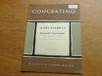 KARL STAMITZ -QUARTETTO CONCERTANTE G-MAJEUR -VIOLEN + CELLO, Muziek en Instrumenten, Bladmuziek, Viool of Altviool, Les of Cursus