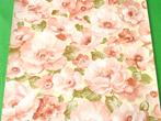 rol vintage behang met pioenrozen, Huis en Inrichting, Stoffering | Behang, Ophalen of Verzenden, Minder dan 10 m², Roze