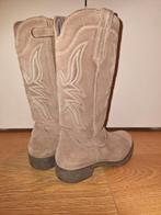 Giga meisjes leren laarzen beige cowboylaarsjes, Ophalen, Zo goed als nieuw, Beige