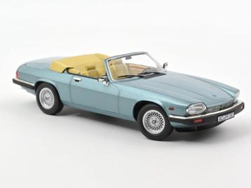 Jaguar XJ-S 5.3 H.E.cabrio 1988 blauw 1/18 NOREV ref: 182635 beschikbaar voor biedingen