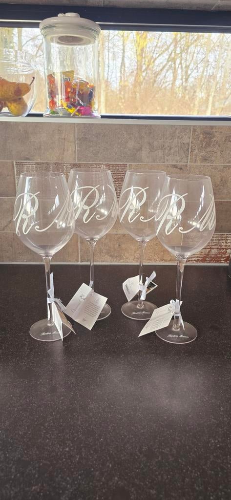 Riviera Maison XXL Wijnglazen - Set van 4, Ophalen, Glas of Glazen, Nieuw, Glas