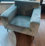 Fauteuil velvet stof, Huis en Inrichting, Fauteuils, Ophalen, Zo goed als nieuw, Stof, 75 tot 100 cm