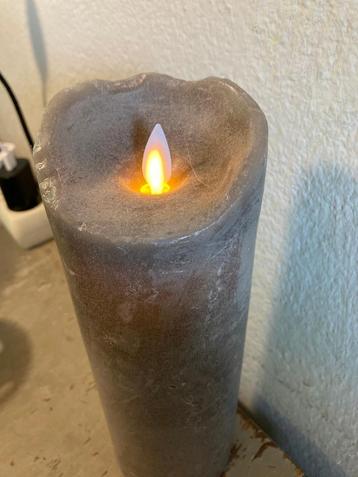 Led kaars waxkaars Sompex design for life stompkaars grijs beschikbaar voor biedingen