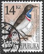 Tsjechië 1994 mi.51 vogel BLAUWBORST, Overige landen, Verzenden, Gestempeld