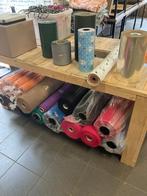 Restant poly deco mesh/colorflor fibre/paperweave, Ophalen, Nieuw, Materiaal