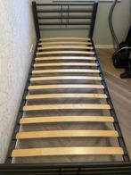 Metalen Eenpersoonsbed Leen Bakker met Lattenbodem, Huis en Inrichting, Slaapkamer | Bedden, Ophalen, Gebruikt, 90 cm, Eenpersoons