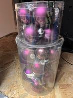 2 dozen paarse kerstballen, Diversen, Kerst, Ophalen of Verzenden, Zo goed als nieuw
