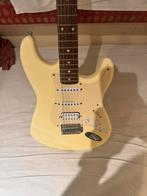 Squier cream strat electric guitar, Muziek en Instrumenten, Ophalen, Zo goed als nieuw, Drums of Percussie