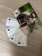 4 kaartjes wildlands Emmen 49.-, Tickets en Kaartjes, Drie personen of meer, Ticket of Toegangskaart