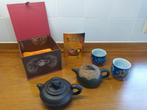 Chinese theepot 2x en Chinese theekopjes, Ophalen of Verzenden