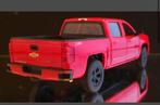Rode Chevrolet Silverado Modelauto jaar 2017 welly 1:24, Hobby en Vrije tijd, Modelauto's | 1:24, Ophalen of Verzenden, Zo goed als nieuw