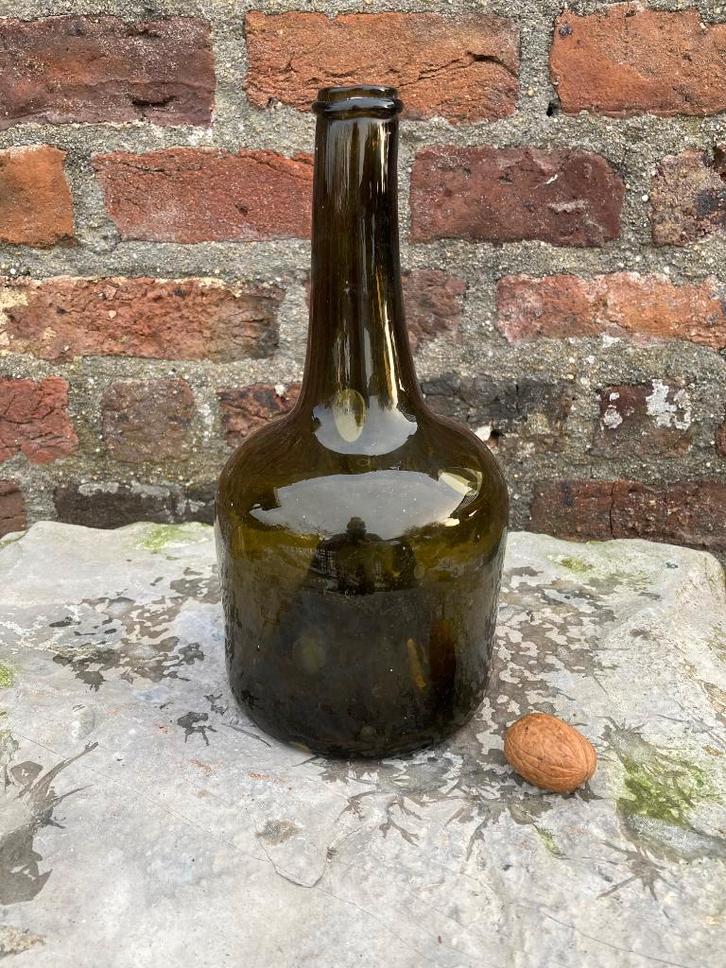 17e - 18de eeuwse z.g. wijn fles, gaaf, B, Antiek en Kunst, Antiek | Glas en Kristal, Ophalen of Verzenden