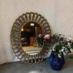 Ovale spiegel – Houten lijst - 100 x 80 cm - Bij TTM Wonen, 100 tot 150 cm, Nieuw, Info@ttmwonen.nl, 75 tot 100 cm