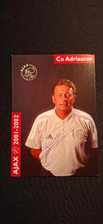 Spelerskaart met handtekening; Co Adriaanse # Ajax, Verzenden, Nieuw, Ajax, Spelerskaart
