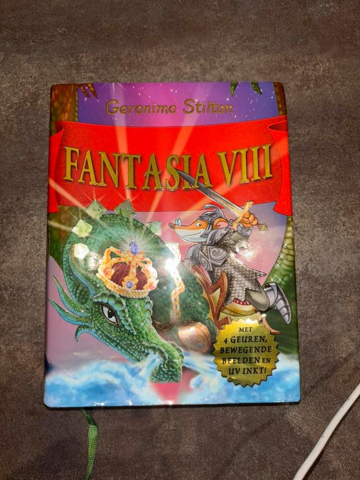 Geronimo Stilton - Fantasia VIII, Boeken, Kinderboeken | Jeugd | onder 10 jaar, Gelezen, Fictie algemeen, Ophalen of Verzenden