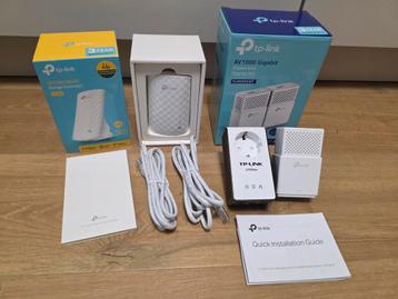 TP Link AV1000, AC750 en AV200 WiFi versterkers  beschikbaar voor biedingen