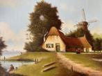 Johannes Eerdmans, molen en boerderij aan een vaart, Ophalen