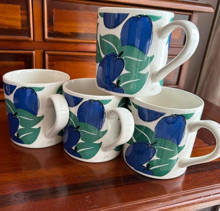 Bekers van garden fruits van Grindley Engeland, Huis en Inrichting, Keuken | Servies, Zo goed als nieuw, Kop(pen) en/of Schotel(s)