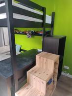 Stora hoogslaper met trapkast, Huis en Inrichting, Slaapkamer | Stapelbedden en Hoogslapers, Ophalen, Gebruikt, Hoogslaper, 140 cm