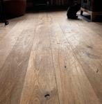 Eikenhouten vloer - Zelf demonteren en ophalen, Gebruikt, Bruin, 25 tot 50 m², Ophalen