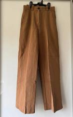 Wijde geplooide broek van wolmix ARKET XS, Kleding | Dames, Bruin, Ophalen of Verzenden, Zo goed als nieuw, Maat 34 (XS) of kleiner