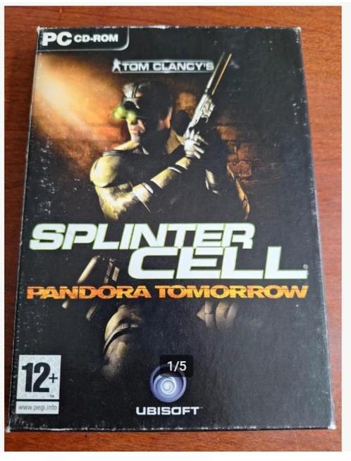 Pc cd-rom Splinter cell h, Spelcomputers en Games, Games | Pc, Zo goed als nieuw, Vechten, 1 speler, Vanaf 12 jaar, Eén computer