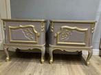 2 queen anne nachtkastjes, Huis en Inrichting, Slaapkamer | Nachtkastjes, Ophalen, Minder dan 45 cm, 55 tot 70 cm, Zo goed als nieuw