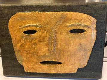 Schilderij Masker op Doek Karton beschikbaar voor biedingen