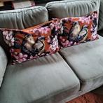 Leuke, zachte kussens met vogels, 2 stuks., Huis en Inrichting, Ophalen, Vierkant