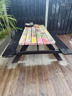 Houten Picknicktafel 190x75 - inklapbaar, opschuren aanvraag, Tuin en Terras, Picknicktafels, Ophalen, Rechthoekig, Hout, Inklapbaar