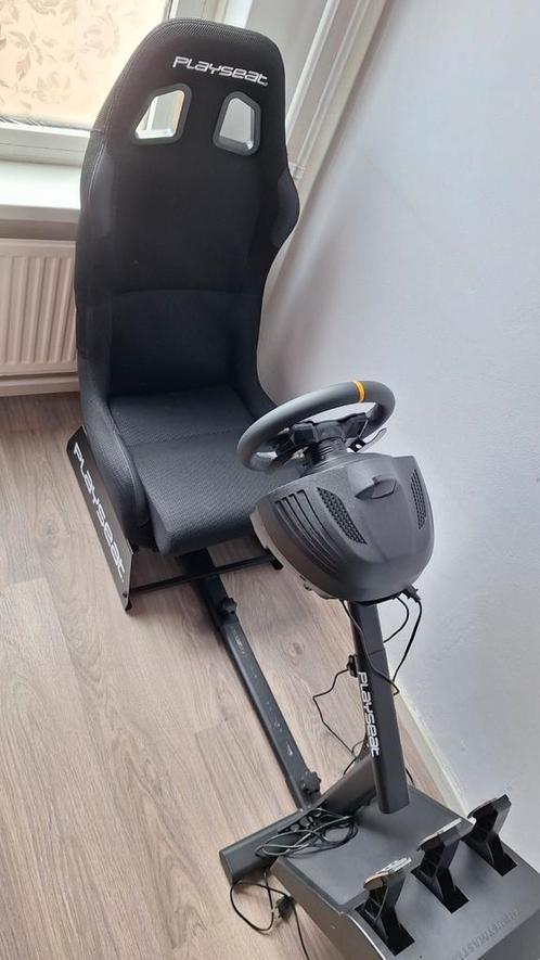 Racestoel + stuur+ pedalen. Voor xbox/playstation/pc, Spelcomputers en Games, Spelcomputers | Sony PlayStation Consoles | Accessoires