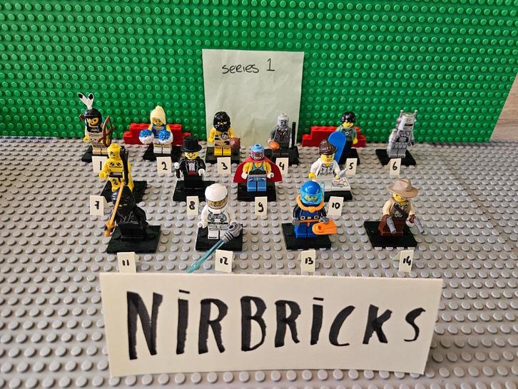Lego 8683 verzamel minifiguren serie 1 Los, Kinderen en Baby's, Speelgoed | Duplo en Lego, Zo goed als nieuw, Lego, Complete set